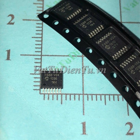 PIC16F688T-I/ST F688-V04 TSSOP14 IC Vi điều khiển; Mã: F688-V04; Kiểu chân: dán TSSOP-14; Xuất xứ: Hàng mới