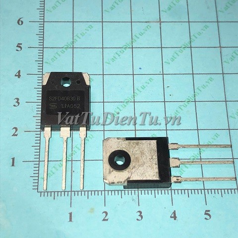S2FD40B30B 40B30B TO3P N MOSFET 40A 300V; Mã: S2FD40B30B; Kiểu chân: TO-3P; Xuất xứ: Hàng mới; Hàng tương đương: 40B30B