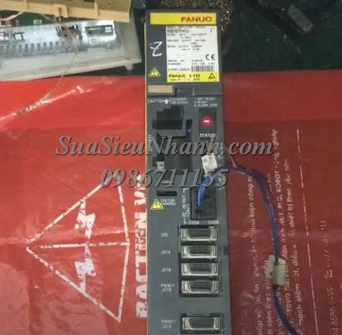 Sửa SERVO AMPLIFIER MODULE FANUC A06B-6079-H101 8908 Lỗi mất hiển thị lỗi mất nguồn điều khiển Sửa chữa SERVO AMPLIFIER MODULE FANUC Model: A06B-6079-H101 Serial: 8908 Lỗi mất hiển thị, lỗi mất nguồn điều khiển