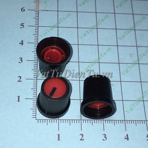 AG3 Núm chiết áp WH148 15X17mm đỏ; Mã: AG3-R; Phân nhóm: Chiết áp, núm chiết áp; Xuất xứ: Hàng mới