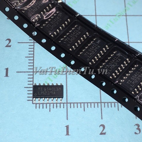 LM239ADR LM239A SOP14 IC QUAD DIFFERENTIAL COMPARATORS; Mã: LM239A; Kiểu chân: dán SOP-14; Xuất xứ: Hàng mới