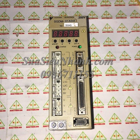 SGDM-01ADA 0009 AC SERVO DRIVER 0.1kW YASKAWA (HTM); Mã: SGDM-01ADA; Xuất xứ: Hàng tháo máy