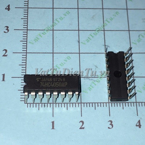 74HC4050AP DIP16 IC Số (HTM); Mã: 74HC4050AP; Kiểu chân: cắm DIP-16; Xuất xứ: Hàng tháo máy