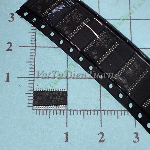DRV8818PWPR DRV8818 HTSSOP28 IC Driver cầu H kép điều khiển động cơ bước; Mã: DRV8818PWPR; Kiểu chân: dán HTSSOP-28; Thương hiệu: Texas Instruments; Xuất xứ: Hàng mới; Hàng tương đương: DRV8818