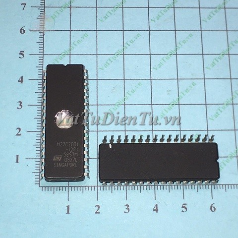 M27C2001-12F1 M27C2001 27C256 DIP28 IC nhớ EPROM; Mã: M27C2001-12F1; Kiểu chân: cắm FDIP-28W; Thương hiệu: ST