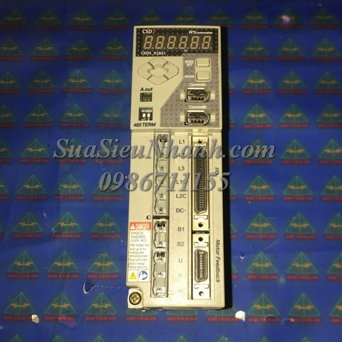 CSD5_01BX1 0246 AC SERVO DRIVER RS OEMax 100W; Mã: CSD5_01BX1; Xuất xứ: Hàng tháo máy