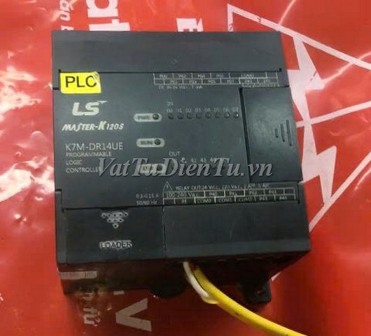 Sửa PLC LS MASTER-K120S K7M-DR14UE 0033 Lỗi nguồn Sửa chữa PLC LS MASTER-K120S Model: K7M-DR14UE Serial: 0033 Lỗi nguồn
