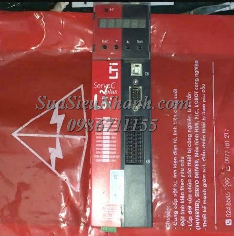 Sửa AC SERVO DRIVER LTi 1.5kW ServoC plus SC54.0150.0012.0000.0 0294 Lỗi AL-19 Lỗi AL19 E-EEP Sửa chữa AC SERVO DRIVER LTi 1.5kW ServoC plus Model: SC54.0150.0012.0000.0 Serial: 0294 Lỗi AL-19 Lỗi AL19 E-EEP