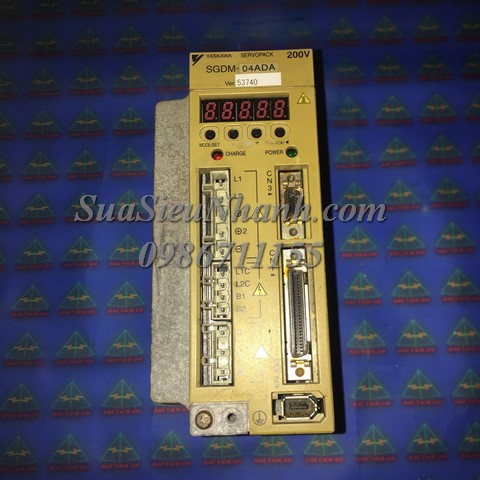 SGDM-04ADA AC SERVO DRIVER 0.4kW YASKAWA; Mã: SGDM-04ADA; Xuất xứ: Hàng tháo máy