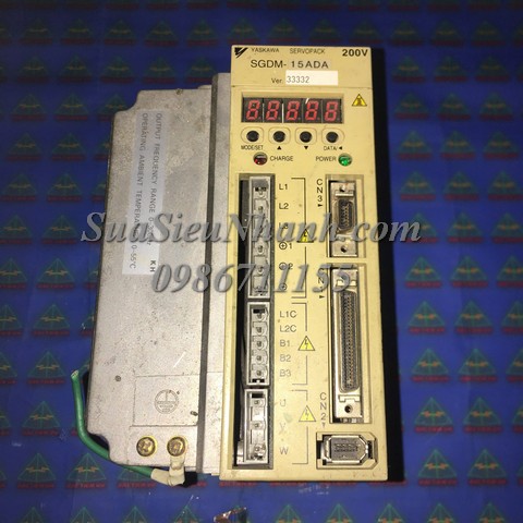 SGDM-15ADA AC SERVO DRIVER 1.5kW YASKAWA; Mã: SGDM-15ADA; Xuất xứ: Hàng tháo máy