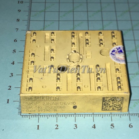 SKIIP 23NAB126V10 SKIIP23NAB126V10 Module IGBT 35A 1200V SEMIKRON (HTM); Mã: SKIIP23NAB126V10; Kiểu chân: Dạng module SKIIP; Thương hiệu: SEMIKRON; Xuất xứ: Hàng tháo máy