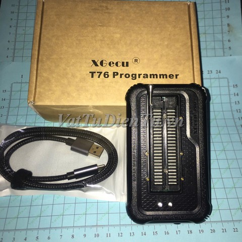 Máy nạp ROM T76 Máy nạp Rom XGecu T76 NAND/EMMC/MCU/NOR/BGA/BOIS; Mã: T76XGecu; Xuất xứ: Hàng mới
