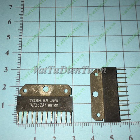 TA7282AP ZIP12 IC Khuếch đại âm thanh (TM); Mã: TA7282AP; Kiểu chân: 12 chân cắm ZIP-12; Xuất xứ: Hàng tháo máy