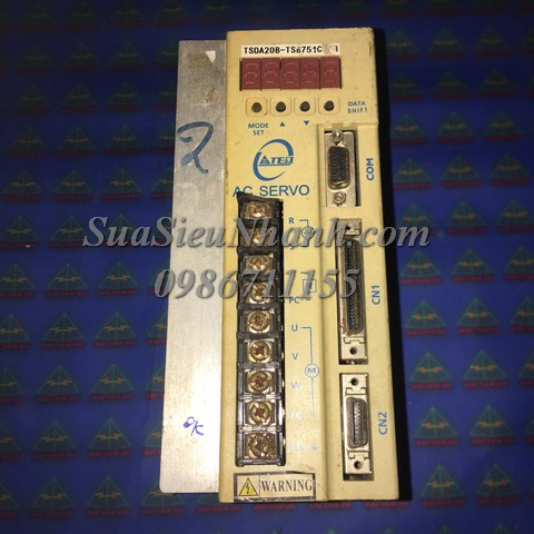 TSDA-20B 0256 AC SERVO DRIVER TECO 750W; Mã: TSDA-20B; Xuất xứ: Hàng tháo máy