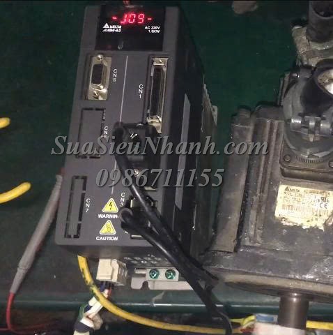 Sửa AC SERVO DRIVER DELTA 1.5kW ASDA-A2 ASD-A2-1521-L 0278 Lỗi AL.04A Sửa chữa AC SERVO DRIVER DELTA 1.5kW ASDA-A2 Model: ASD-A2-1521-L Serial: 0278 Lỗi AL.04A