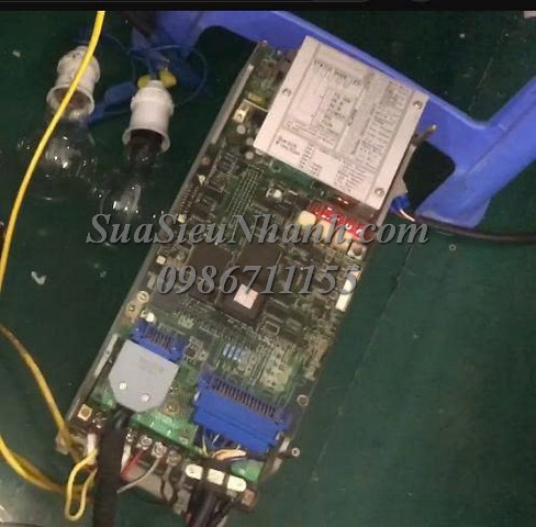 Sửa AC SERVO DRIVER YASKAWA 1.5kW CACR-SR15BE12G-E 6921 Lỗi A.03 Main detection error Sửa chữa AC SERVO DRIVER YASKAWA 1.5kW Model: CACR-SR15BE12G-E Serial: 6921 Lỗi A.03 Main detection error