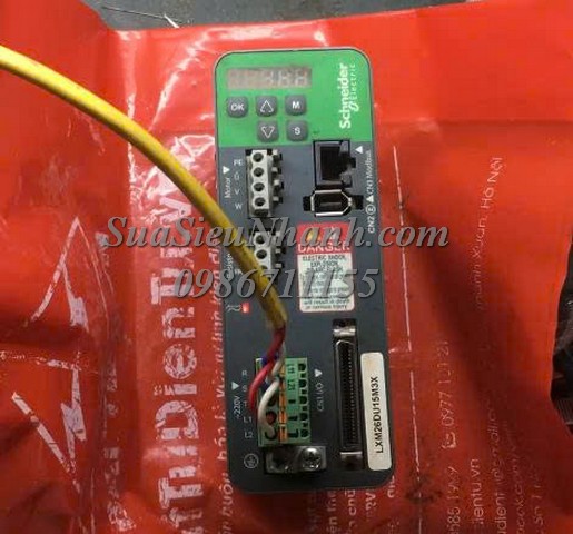 Sửa AC SERVO DRIVER Schneider 1.5kW LXM26DU15M3X 0788 Lỗi lúc lên lúc không Sửa chữa AC SERVO DRIVER Schneider 1.5kW Model: LXM26DU15M3X Serial: 0788 Lỗi lúc lên lúc không