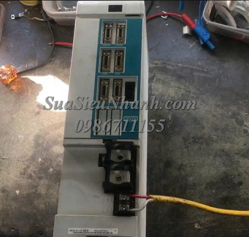 Sửa SERVO DRIVE UNIT MITSUBISHI 4.5kW MDS-C1-V1-45-N 191A ( 1918 ) Lỗi 17 Sửa chữa SERVO DRIVE UNIT MITSUBISHI 4.5kW Model: MDS-C1-V1-45-N Serial: 191A ( 1918 ) Lỗi 17