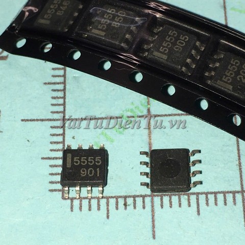 5555 UPD5555G-E2 UPD5555G UPD5555 IC Timer Kiểu chân: dán SOP-8 Mã: UPD5555G