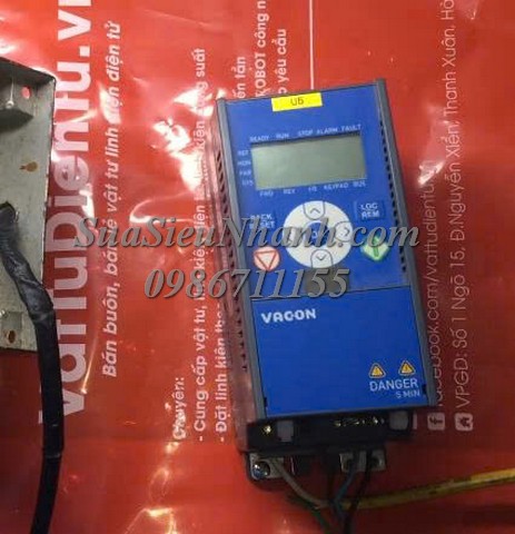 Sửa Biến tần VACON 0.25kW VACON0020-1L-0001-2 0485 Lỗi chương trình Sửa chữa Biến tần VACON 0.25kW Model: VACON0020-1L-0001-2 Serial: 0485 Lỗi chương trình Phụ kiện kèm theo: Biến tần VACON 0.25kW Model: VACON0020-1L-0001-2+DLCN Serial: 9894