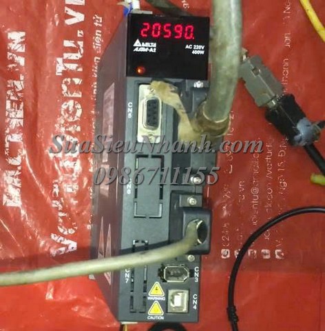 Sửa AC SERVO DRIVER DELTA 400W ASDA-A2 ASD-A2-0421-L 0267 Lỗi AL004 MotorCombinationError Sửa chữa AC SERVO DRIVER DELTA 400W ASDA-A2 Model: ASD-A2-0421-L Serial: 0267 Lỗi AL004 MotorCombinationError