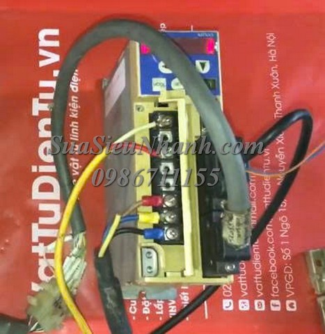 Sửa AC SERVO DRIVER Panasonic 100W MINAS DV85031LDMBS 0019 Lỗi Sửa chữa AC SERVO DRIVER Panasonic 100W MINAS Model: DV85031LDMBS Serial: 0019 Lỗi