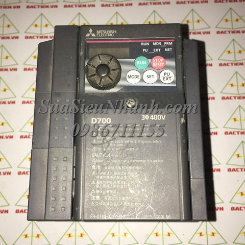 FR-D740-3.7K-CHT Biến tần Mitsubishi 3.7kW (HTM); Mã: FR-D740-3.7K-CHT; Xuất xứ: Hàng tháo máy