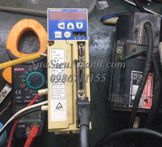 Sửa AC SERVO DRIVER Panasonic 100W MSD013A1XX 2509 Lỗi Err16 Sửa chữa AC SERVO DRIVER Panasonic 100W Model: MSD013A1XX Serial: 2509 Lỗi Err16