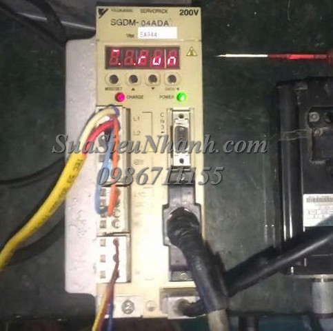Sửa AC SERVO DRIVER 0.4kW YASKAWA (HTM) SGDM-04ADA 0025 Lỗi Sửa chữa AC SERVO DRIVER 0.4kW YASKAWA (HTM) Model: SGDM-04ADA Serial: 0025 Lỗi