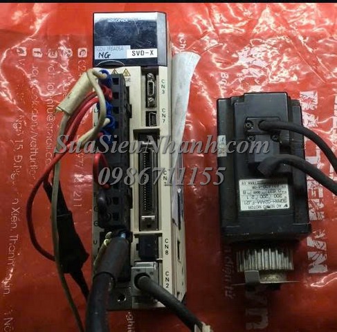 Sửa AC SERVO DRIVER YASKAWA 200W SGDV-1R6A05A 0012 Lỗi phần mềm, Lỗi 7Ab Sửa chữa AC SERVO DRIVER YASKAWA 200W Model: SGDV-1R6A05A Serial: 0012 Lỗi phần mềm, Lỗi 7Ab