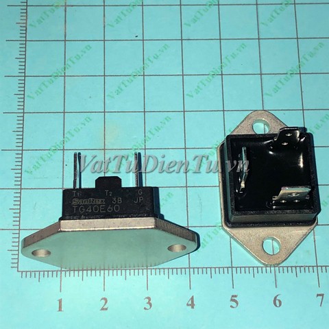TG40E60 TRIAC 40A 600V SanRex Chính hãng; Mã: TG40E60; Kiểu chân: Bắt vít 2 cực; Thương hiệu: SanRex; Xuất xứ: Nhật Bản