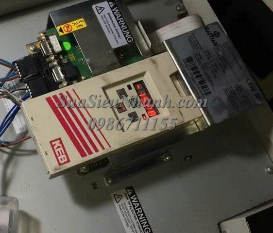 Sửa Biến tần KEB HAITIAN 45kW 21F5K1R-YVC2 3552 Lỗi E.OL2 Sửa chữa Biến tần KEB HAITIAN 45kW Model: 21F5K1R-YVC2 Serial: 3552 Lỗi E.OL2