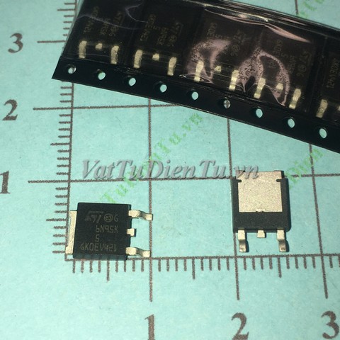 6N95K5 STD6N95K5 TO252 N MOSFET 9A 950V; Mã: 6N95K5; Kiểu chân: dán 3 chân TO-252; Xuất xứ: Hàng mới; Thương hiệu: ST