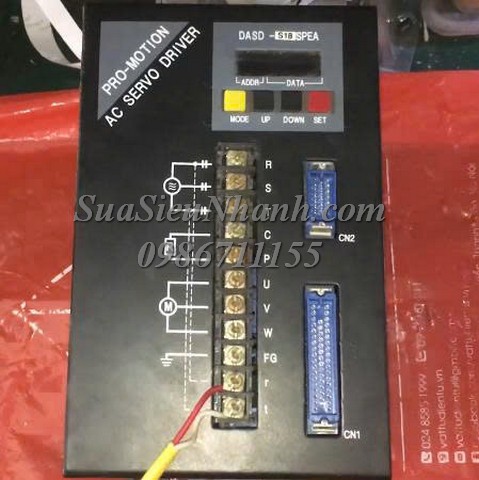Sửa AC SERVO DRIVER PRO-MOTION 1.8kW Doosan DASD-S18SPEA E007 Lỗi vẫn ko lên nguồn điều khiển Sửa chữa AC SERVO DRIVER PRO-MOTION 1.8kW Doosan Model: DASD-S18SPEA Serial: E007 Lỗi vẫn ko lên nguồn điều khiển