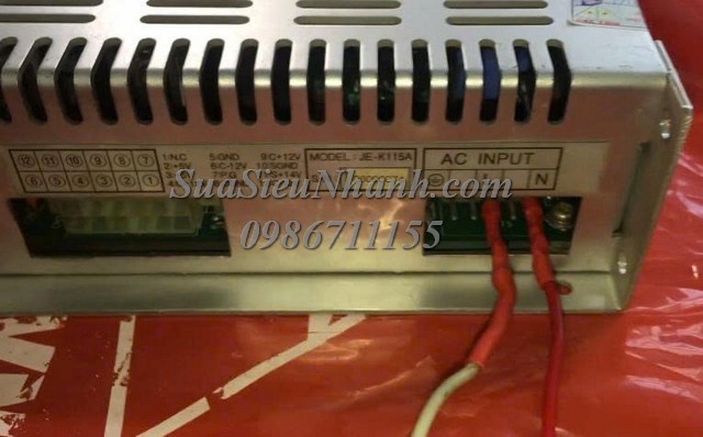 Sửa Nguồn nhiều đầu ra JE-K115A JE-K115A 0074 Lỗi sụt tải, lỗi không ra nguồn Sửa chữa Nguồn nhiều đầu ra JE-K115A Model: JE-K115A Serial: 0074 Lỗi sụt tải, lỗi không ra nguồn