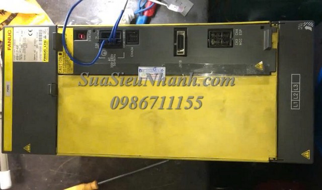 Sửa POWER SUPPLY MODULE FANUC 50kW A06B-6120-H045 8588 Lỗi số 1 Sửa chữa POWER SUPPLY MODULE FANUC 50kW Model: A06B-6120-H045 Serial: 8588 Lỗi số 1