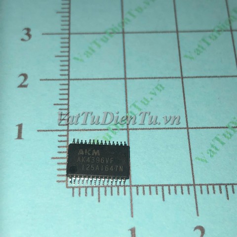 AK4396VF AK4396VF-E2 TSSOP28 IC Advanced Multi-Bit 192kHz 24-Bit; Mã: AK4396VF; Kiểu chân: dán TSSOP-28; Xuất xứ: Hàng mới