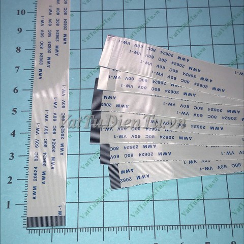 Cáp thuận FFC/FPC 30P 0.5mm dài 200mm; Mã: AWM-30-05-200-A; Số chân, pin (P): 30Pin