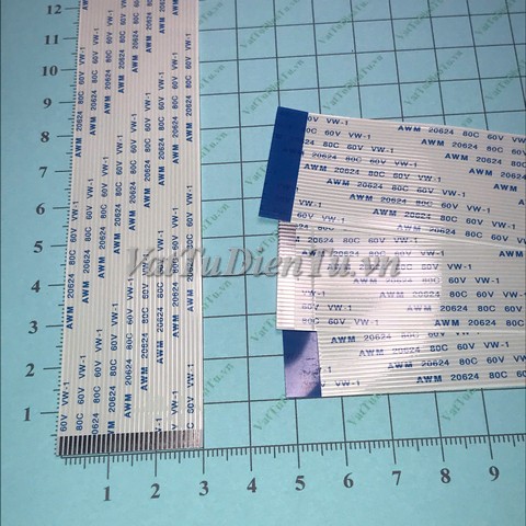 Cáp ngược FFC/FPC 30P 1mm dài 400mm; Mã: AWM-30-1-400-B; Số chân, pin (P): 30Pin