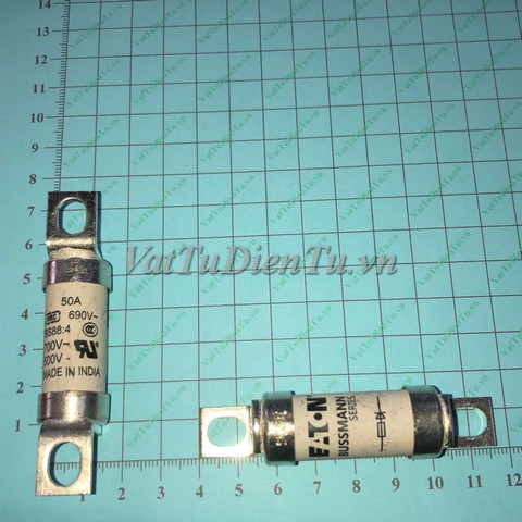 Cầu chì cắt nhanh 50A 690V BUSSMANN 50FE 50A 690V BS88:4 MÃ :BS88:4-50A690V