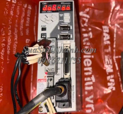 Sửa AC SERVO DRIVER 200W RS OEMax CSD5_02BX1 0307A Lỗi mất hiển thị, lỗi E.058 User Parameter Range Error Sửa chữa AC SERVO DRIVER 200W RS OEMax Model: CSD5_02BX1 Serial: 0307A Lỗi mất hiển thị, lỗi E.058 User Parameter Range Error