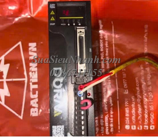 Sửa AC SERVO DRIVER DORNA 750W DS2P-08AS 1983 Lỗi mất hiển thị đã bị sửa chữa mất linh kiện nhiều Sửa chữa AC SERVO DRIVER DORNA 750W Model: DS2P-08AS Serial: 1983 Lỗi mất hiển thị, đã bị sửa chữa mất linh kiện nhiều