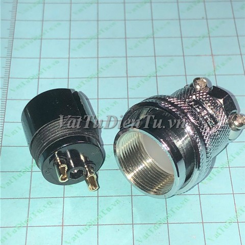 GX25-2P Giắc tròn sắt 2 chân 25mm (Plug + socket), Jack 2 chân, giắc 2 chân, đầu nối 2 chân, Jack GX25-2P; Mã: GX25-2P; Phân nhóm: 2 Pin Conector; Keywords: GX25-2P Jack 2 chân, jack cắm 2 chân,