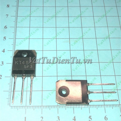 K1450 2SK1450 TO3P N Mosfet 20A 450V (TM); Mã: K1450; Kiểu chân: 3 chân cắm TO-3P; Xuất xứ: Hàng tháo máy
