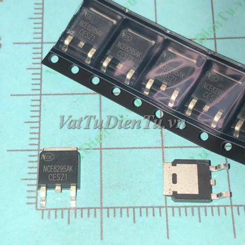 NCE8295AK TO252 N MOSFET 80A 30V; Mã: NCE8295AK; Kiểu chân: TO-252 (DPAK); Thương hiệu: NCE Power; Xuất xứ: Hàng mới