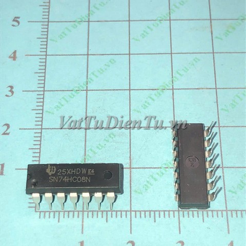 SN74HC08N 74HC08N HD74HC08P 74HC08 DIP14 IC số; Mã: SN74HC08N; Kiểu chân: cắm DIP-14; Thương hiệu: TI