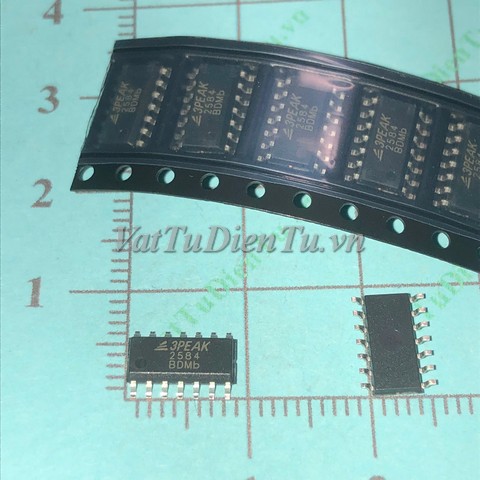 TP2584-SR 2584 SOP14 IC khuếch đại thuật toán Op-Amp; Mã: TP2584-SR; Kiểu chân: dán SOP-14; Xuất xứ: Hàng mới
