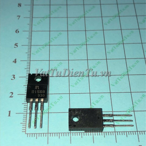 2SB1568 B1568 TO220F PNP Transistor 4A 80V (TM); Mã: B1568; Kiểu chân: cắm TO-220F; Xuất xứ: Hàng tháo máy