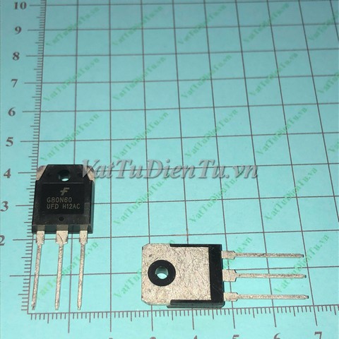 G80N60UFD G80N60 TO3P IGBT 80A 600V Chính hãng; Mã: G80N60UFD; Kiểu chân: cắm TO-3P; Xuất xứ: Hàng chính hãng