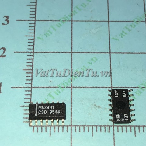 MAX491CSD SOP14 IC Truyền thông RS485; Mã: MAX491CSD; Kiểu chân: dán SOP-14; Xuất xứ: Hàng mới